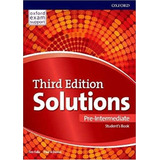 Solutions Pre-intermediate (3rd.edition) - Student's Book + Online Practice, De Falla, Tim. Editorial Oxford University Press, Tapa Blanda En Inglés Internacional, 2019