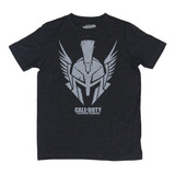 Playera Call Of Duty Videojuego Niño Talla M Gris Warzone