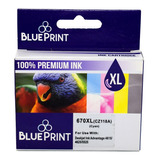 Cartucho Tinta Blueprint P/ Impresora Deskjet 670xl Cian