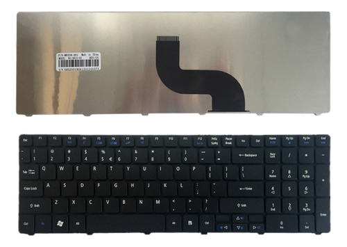 Us Version English Laptop Keyboard For Acer Aspire 5740 / 57