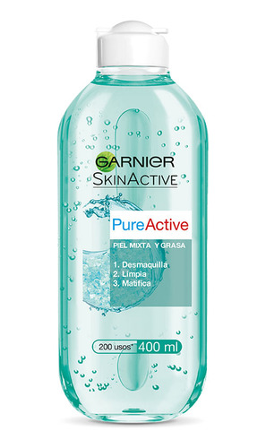 Agua Micelar Garnier Pure Active X 400 Ml
