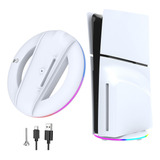 Suporte Vertical Para Ps5 Slim, Acessórios De Base De Luz