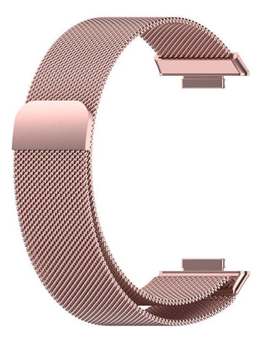 Correa Magnetica Compatible Con Huawei Watch Fit 2 Rosada