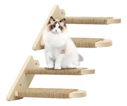 Luzgat Escalones De Pared Para Gatos, Estante Grande Para Es