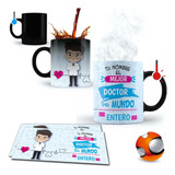 Taza Mágica Para Café Personalizada Mejor Doctor Y Doctora