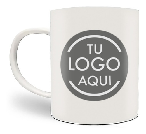 Tazas Mug Plasticas Regalos Empresariales Con Logo Pack X 10