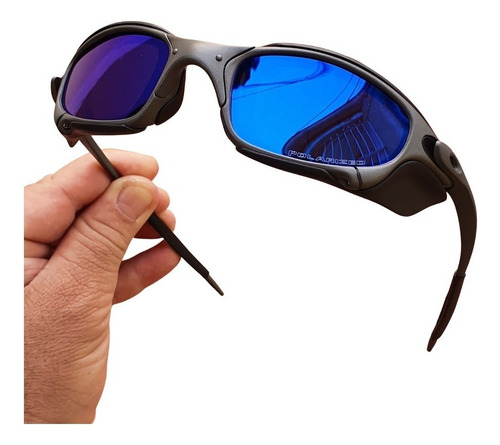 Óculos De Sol Juliet Xmetal Lente Azul Dark Blue + Sideblide