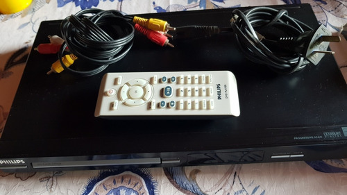 Reproductor Dvd Philips Con Control Remoto Y Cables
