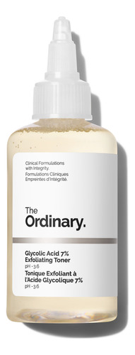 The Ordinary Tónico Exfoliante De Ácido Glicólico 7% - 100ml Momento De Aplicación Noche Tipo De Piel Normal