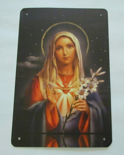 Poster Anuncio Cartel Virgen María Decoracion Casa Habitacio