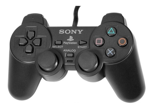 Joystick Sony Playstation Dualshock 2 Black 