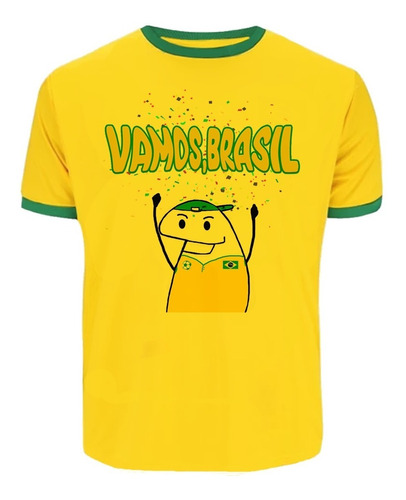 Camisa Engraçado Nova Brasil Copa Do Mundo Seleção 2022 Jogo