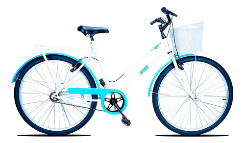 Bicicleta Retrô Feminina Forss Rose Aro 26 Violeta Mcz18