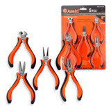 Set 5 Mini Alicate Electrico 5 PuLG Electricista Profesional