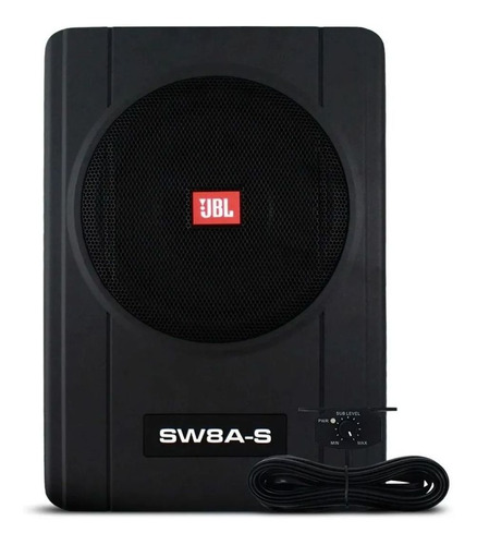 Caixa Amplificada Automotiva Jbl Sw8a-s Slim 150w + 2x55w