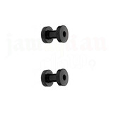 Expansor Tunel Oreja 2 Plug 5mm Piercing Titanio Negro Black