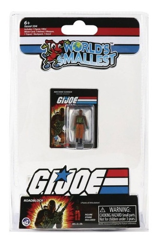 Mini Figura Roadblock G.i. Joe Worlds Smallest Gi Joe