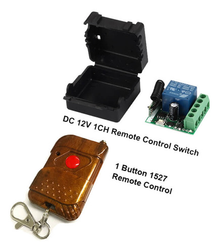 Módulo Rele 1 Canal Inalámbrico + Control Remoto 433 Mhz 12v