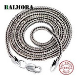 Balmora-cadena De Plata De Ley 925 Auténtica Para Hombre Y M