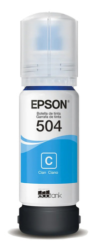 1 Refil Tinta Epson 504 Ciano