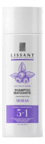  Shampoo Matizador Lissant Con Extracto De Moras Rubios 250m