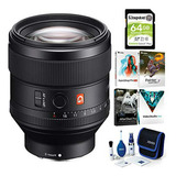 Paquete Sony Fe 85mm F/1.4 Gm Con Suite De Foto, Video Y Art