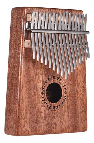 1 Gecko K17m 17-key Kalimba Pulgar Piano Mbira Caoba De