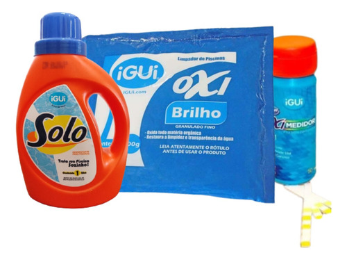 Kit Oxi Equilíbrio 1 Solo 1 Fita Teste E 1 Oxi Brilho Igui 