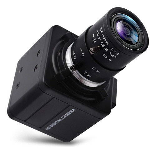 Webcam Svpro 4k Ultra Hd, Usb 2.0, Zoom Óptico De 2.8mm-12mm