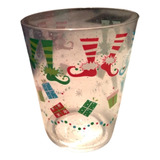 Vaso De Navidad Acrílico, Florero Copa Navideña De Usa