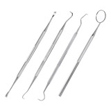 4pcs Acero Inoxidable Dentales Herramientas Equipo Dentistas