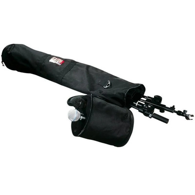 Funda Gator Gx-33 Nylon Para 5 Micrófonos 3 Soportes Y Cables