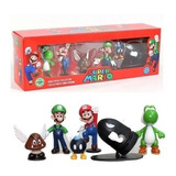 Colección Mario Bros 6 Personajes En Caja Set 2