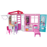  Casa Barbie Portátil Glam Original Set De Muñecas 