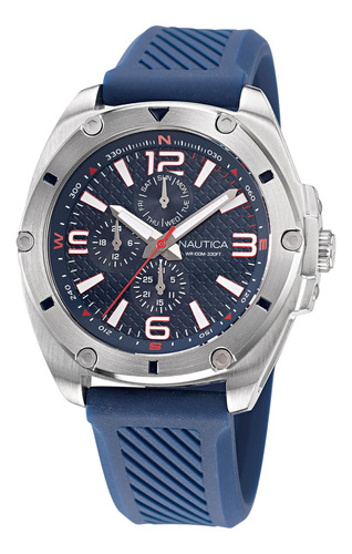 Nautica Reloj Para Hombre Con Correa De Silicona Naptcs224 T