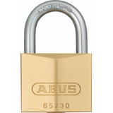 Candado Abus De Latón Modelo 65/30 Color Dorado