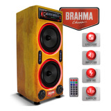 Caixa Som Bob Residencial Shutt Brahma 500w Bt Usb Completa