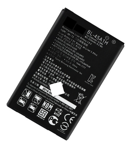 Bateria Pila Para LG Q10 K10 2016 Bl-45a1h 2220mah