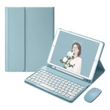 Funda C/teclado Yeehi Para iPad Mini 6th 2021 8.3inch Blue