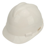 Casco Industrial Abs Hard Hat, Blanco, Ajustable Y Protector