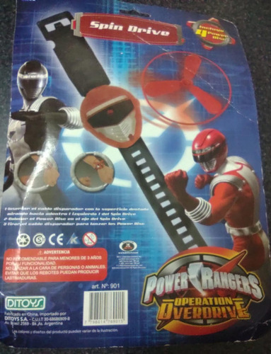 Power Rangers Spin Drive Operation Overdrive Vintage