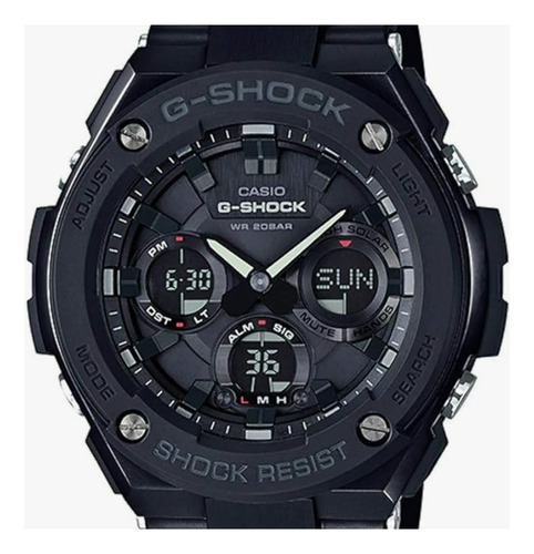 Relógio De Pulso Casio Gst S100g Masculino Preto G-shock 