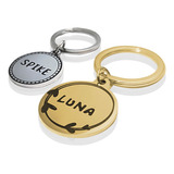 Placas Personalizadas En Acero Inoxidable Para Perro Y Gato.