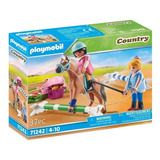 Figura Armable Playmobil Country Clase De Equitación 37 Pc