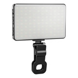 Luz Auxiliar Led Con Clip Para Teléfono Celular, Color Negro