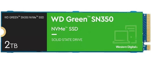 Ssd Western Digital Wd Green Sn350 Nvme, 2tb Pci Express M.2