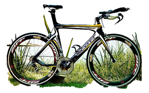 Bicicleta Full Carbon Scott Plasma Ruta Triatlon