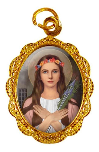 50 Medalhas De Alumínio - Santa Filomena