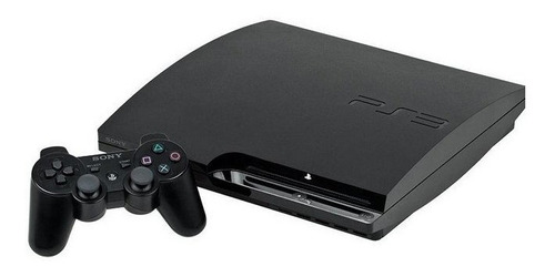 Playstation 3 Slim Sony Preto Usado Seminovo Perfeito