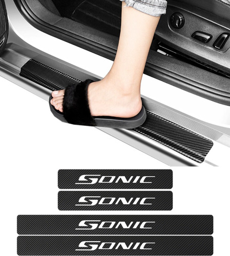 Protección Sticker Estribos Puertas Chevrolet Sonic